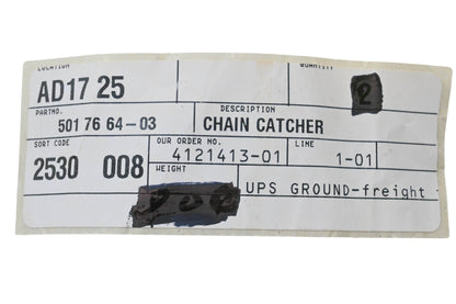 New OEM Husqvarna 501 76 64-03, 501766403 Chain Catcher NOS