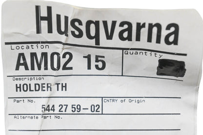 New OEM Husqvarna 544 27 59-02, 544275902 Holder NOS