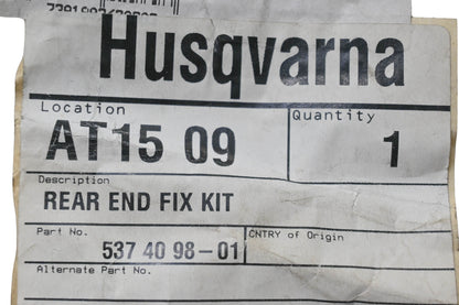New OEM Husqvarna 537 40 98-01, 537409801 Chainsaw Spark Plug Cover Kit NOS
