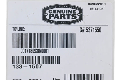 Toro 133-1507 Valve Cover Gasket NOS