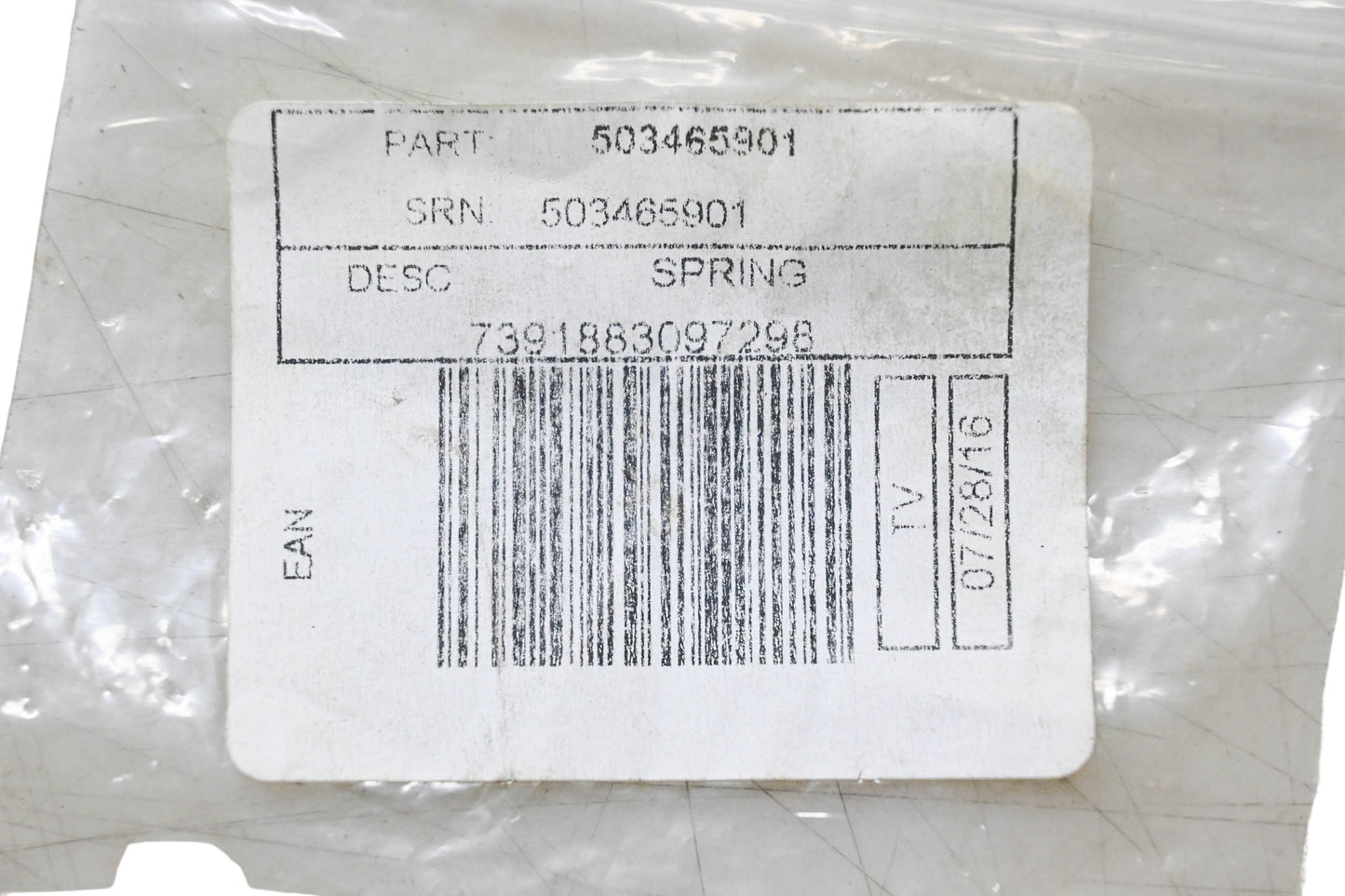 New OEM Husqvarna 503465901 Spring NOS