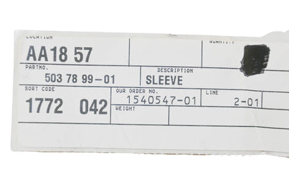 New OEM Husqvarna 503 78 99-01, 503789901 Sleeve NOS