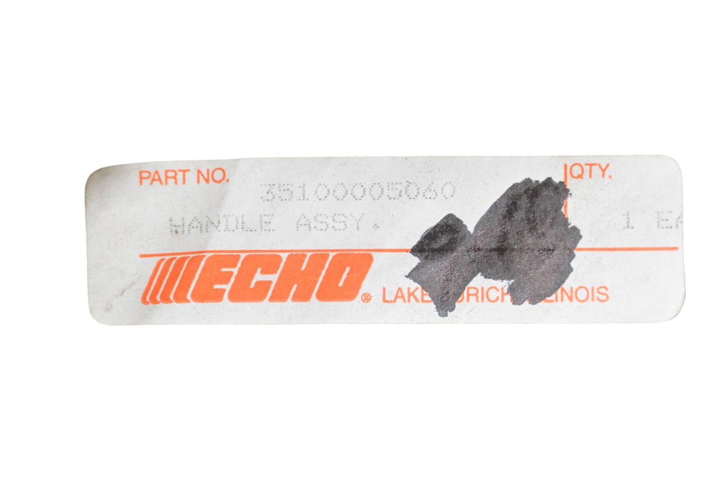 New OEM Echo 35100005060 Blower Side Handle NOS