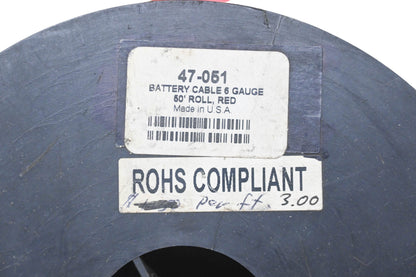 Oregon 47-051 Battery Cable 6 Gauge 50' NOS