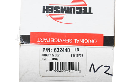 New OEM Tecumseh 632440 Shaft & Lever NOS