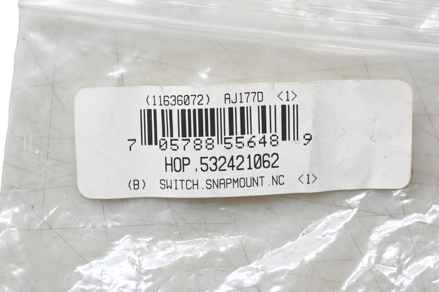 New OEM Husqvarna 532421062 Seat Switch NOS