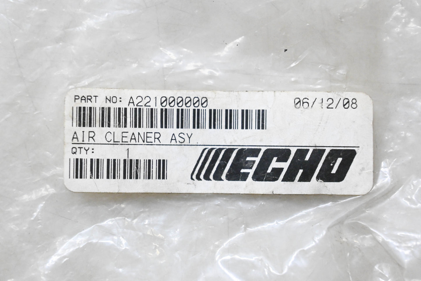 New OEM Echo A221000000 Air Cleaner Assembly NOS