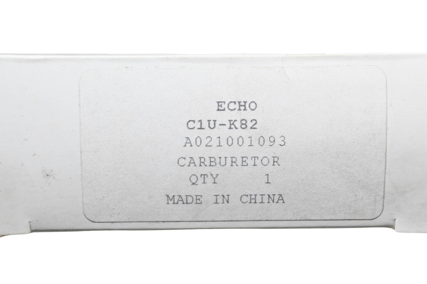 New OEM Echo A021001093, C1U-K82 Carburetor NOS