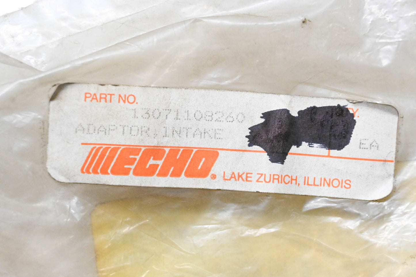 New OEM Echo 13071108260 Intake Adapter NOS