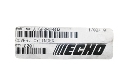New OEM Echo A160000040 Cylinder Cover NOS
