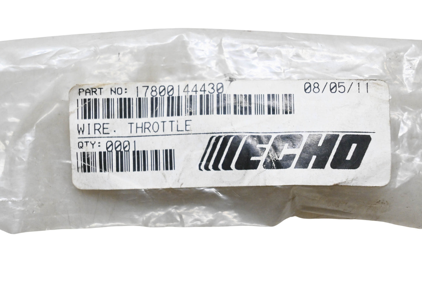 New OEM Echo 17800144430 Throttle Wire NOS