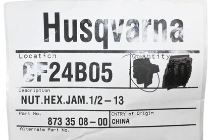 New OEM Husqvarna 873 35 08-00 Nuts Qty 2 NOS