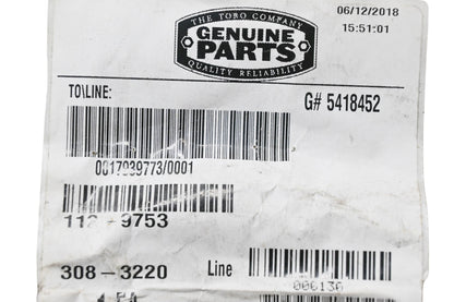 Toro 112-9753 Choke Cable NOS