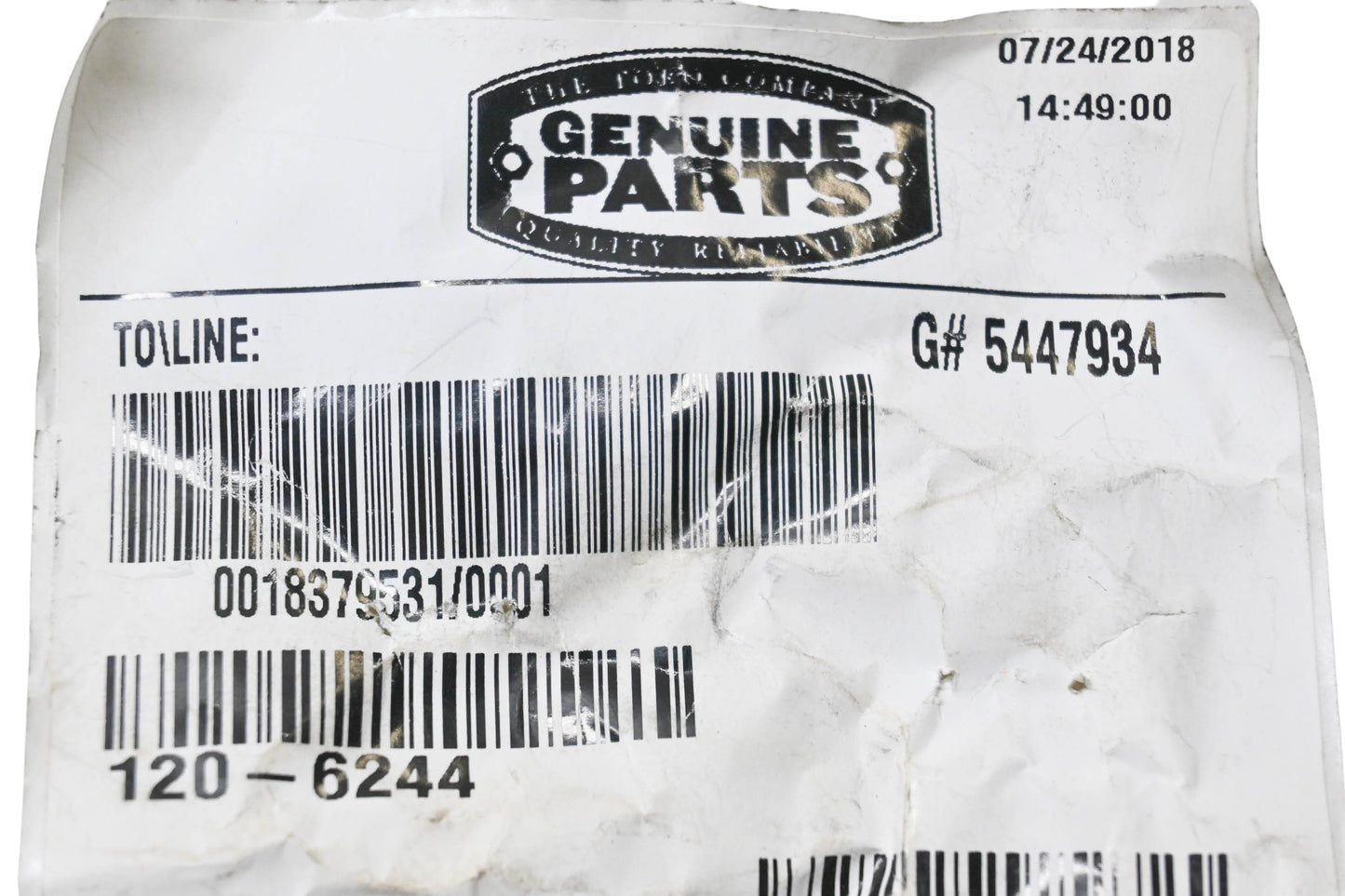 Toro 120-6244 Traction Cable NOS