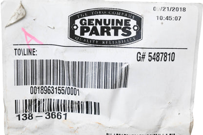 Toro 138-3661 Auger Cable NOS