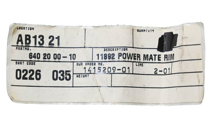 New OEM Husqvarna 640 20 00-10, 640200010 Power Mate Rim NOS