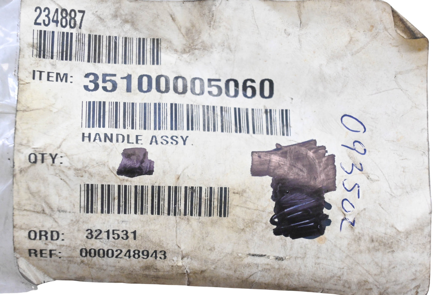 New OEM Echo 35100005060 Handle Assembly NOS