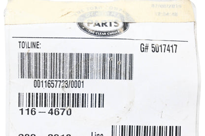 Toro 116-4670 Flat Idler Pulley NOS