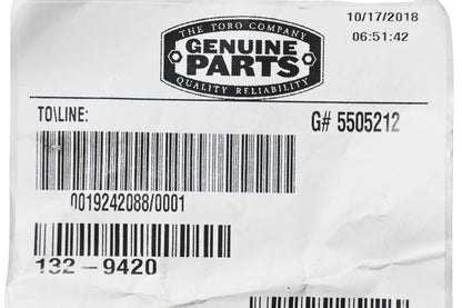 Toro 132-9420 Flat Idler Pulley NOS