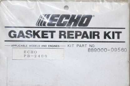 New OEM Echo 889000-09560, PB-2400 Gasket Repair Kit NOS
