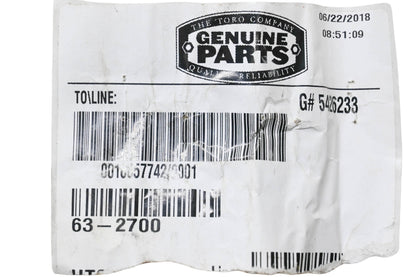 Toro 63-2700 Impeller Cable NOS