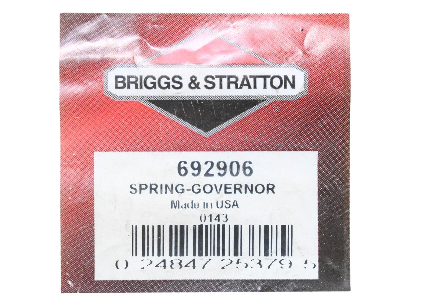 New OEM Briggs & Stratton 692906 Governor Spring NOS