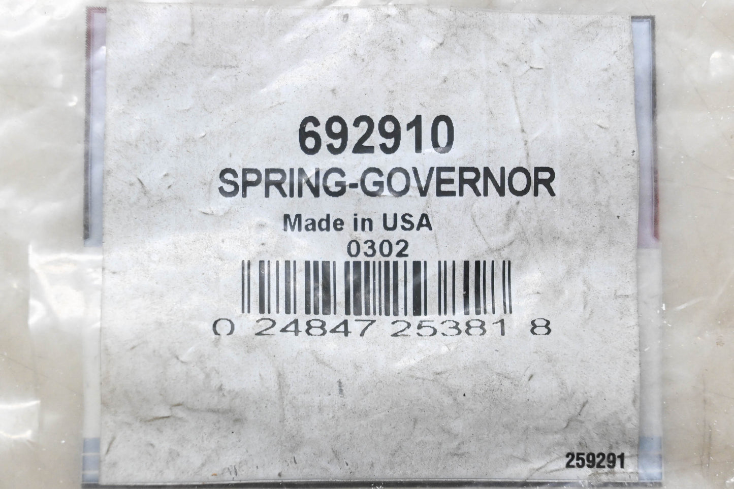 New OEM Briggs & Stratton 692910 Governor Spring NOS