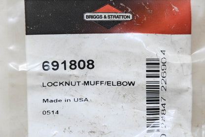 New OEM Briggs & Stratton 691808 Muffler Locknut NOS