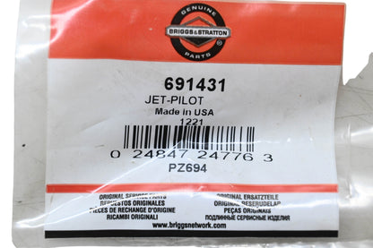 New OEM Briggs & Stratton 691431 Pilot Jet NOS