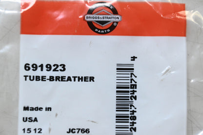 New OEM Briggs & Stratton 691923 Breather Tube NOS