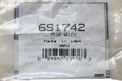 New OEM Briggs & Stratton 691742 Welch Plug NOS