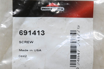 New OEM Briggs & Stratton 691413 Screw NOS