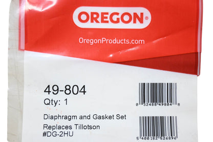 Oregon 49-804, DG-2HU Diaphragm & Gasket Kit NOS