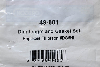 Oregon 49-801, DG5HL Diaphragm & Gasket Kit NOS
