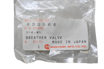 Maruyama 630564 Breather Valve NOS