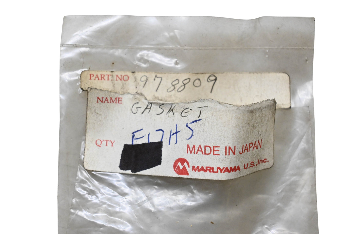 Maruyama 978809 Gasket NOS