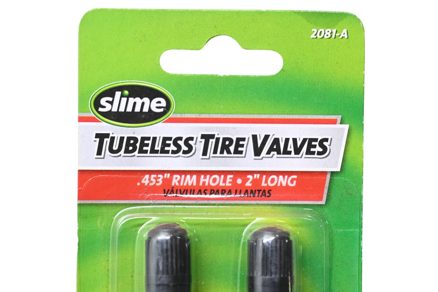 Slime 2081-A, TR 418 Tubeless Tire Valve Kit .453" Rim Hole 2" Long NOS