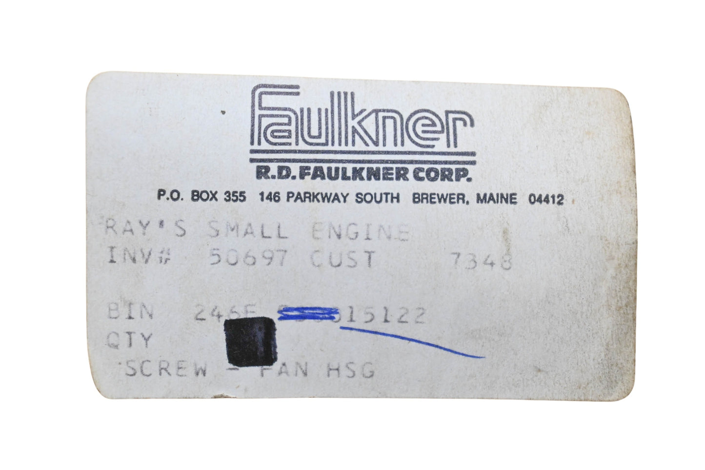 Poulan 15122, 530015122, 50697 Screws Qty 2 NOS
