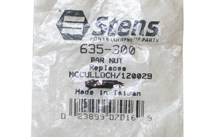 Stens 635-300, 120029 Bar Nuts Qty 2 NOS