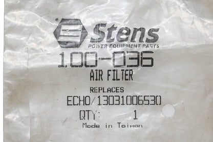 Stens 100-036, 13031006530 Air Filter NOS