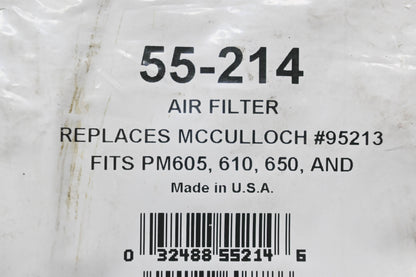 Oregon 55-214, 95213 Air Filter NOS