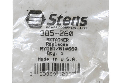 Stens 385-260, 610660 Retainer NOS