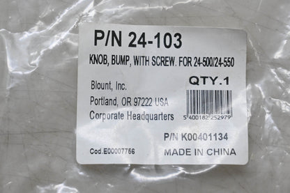 Oregon 24-103 Bump Knob & Screw NOS