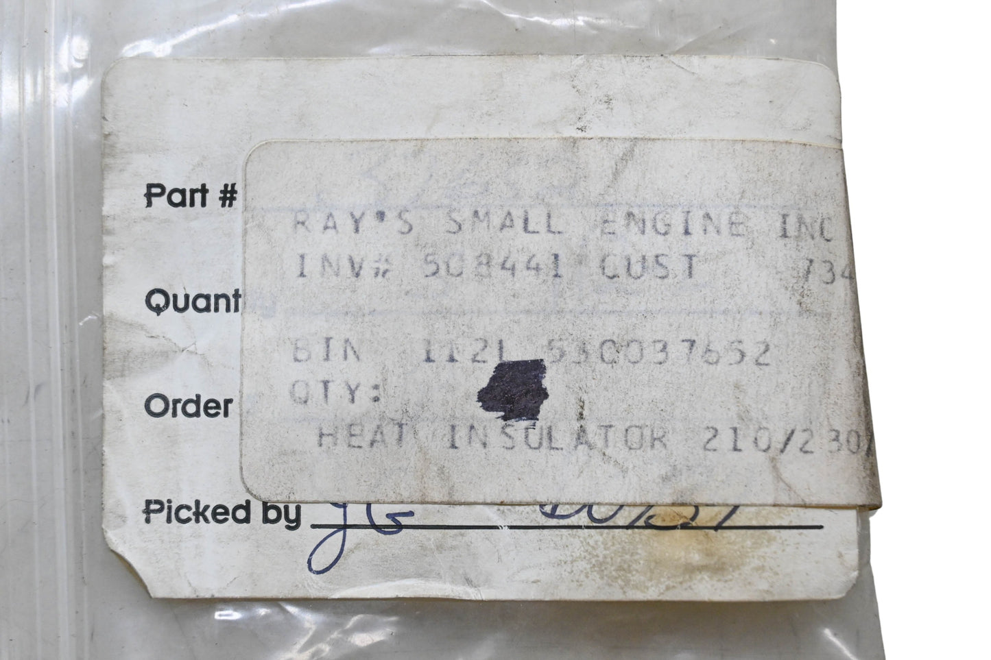 New OEM Husqvarna 530037652 Heat Insulator NOS