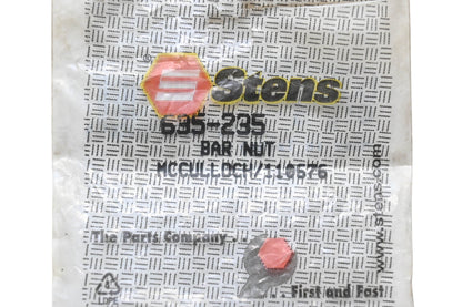 Stens 635-235, 110676 Bar Nut NOS