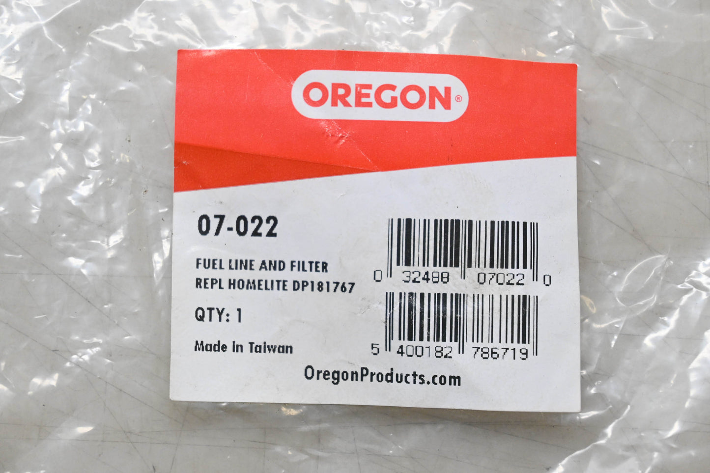 Oregon 07-022, DP181767 Fuel Line & Filter NOS