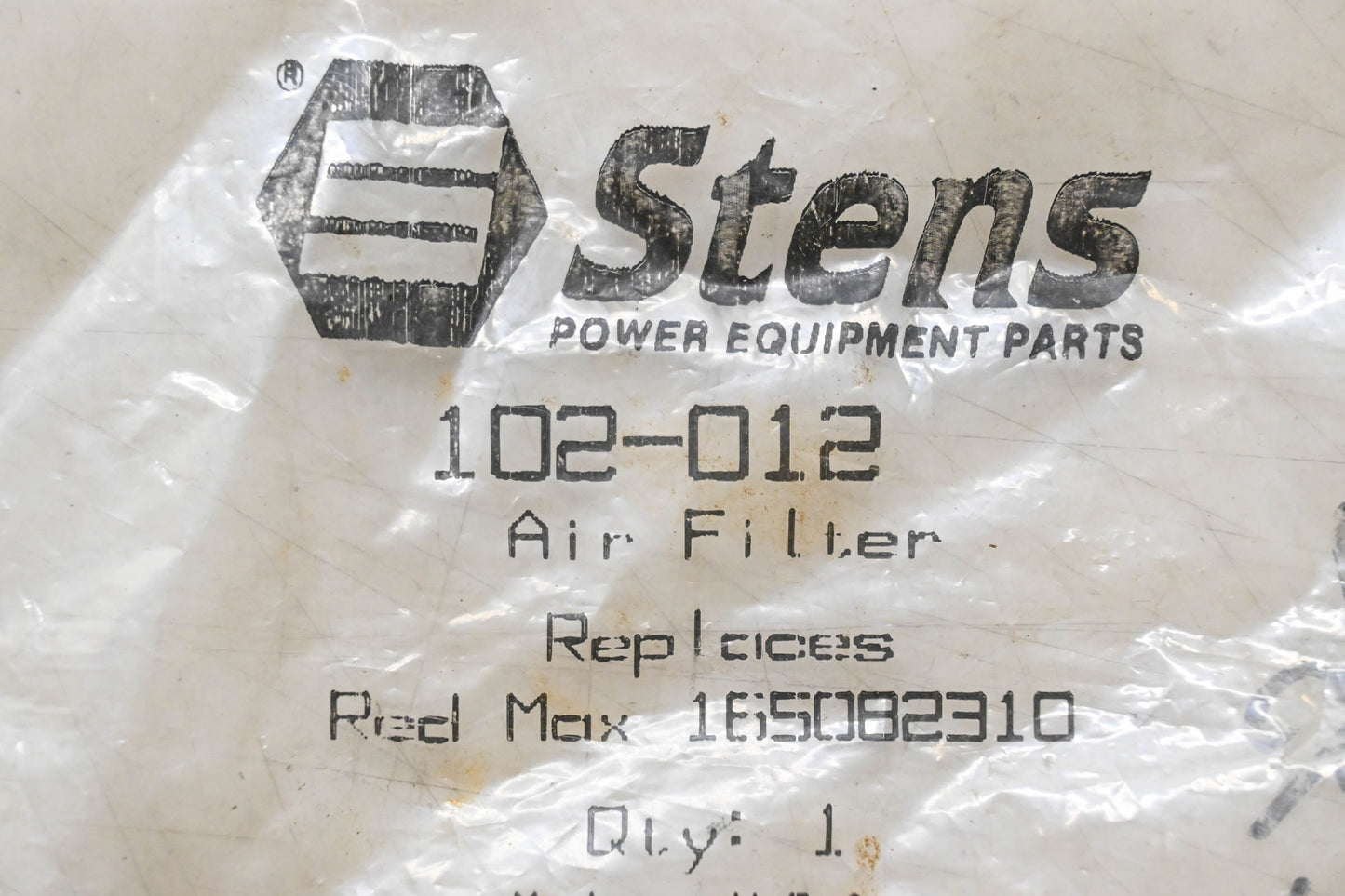 Stens 102-012, 165082310 Air Filter NOS