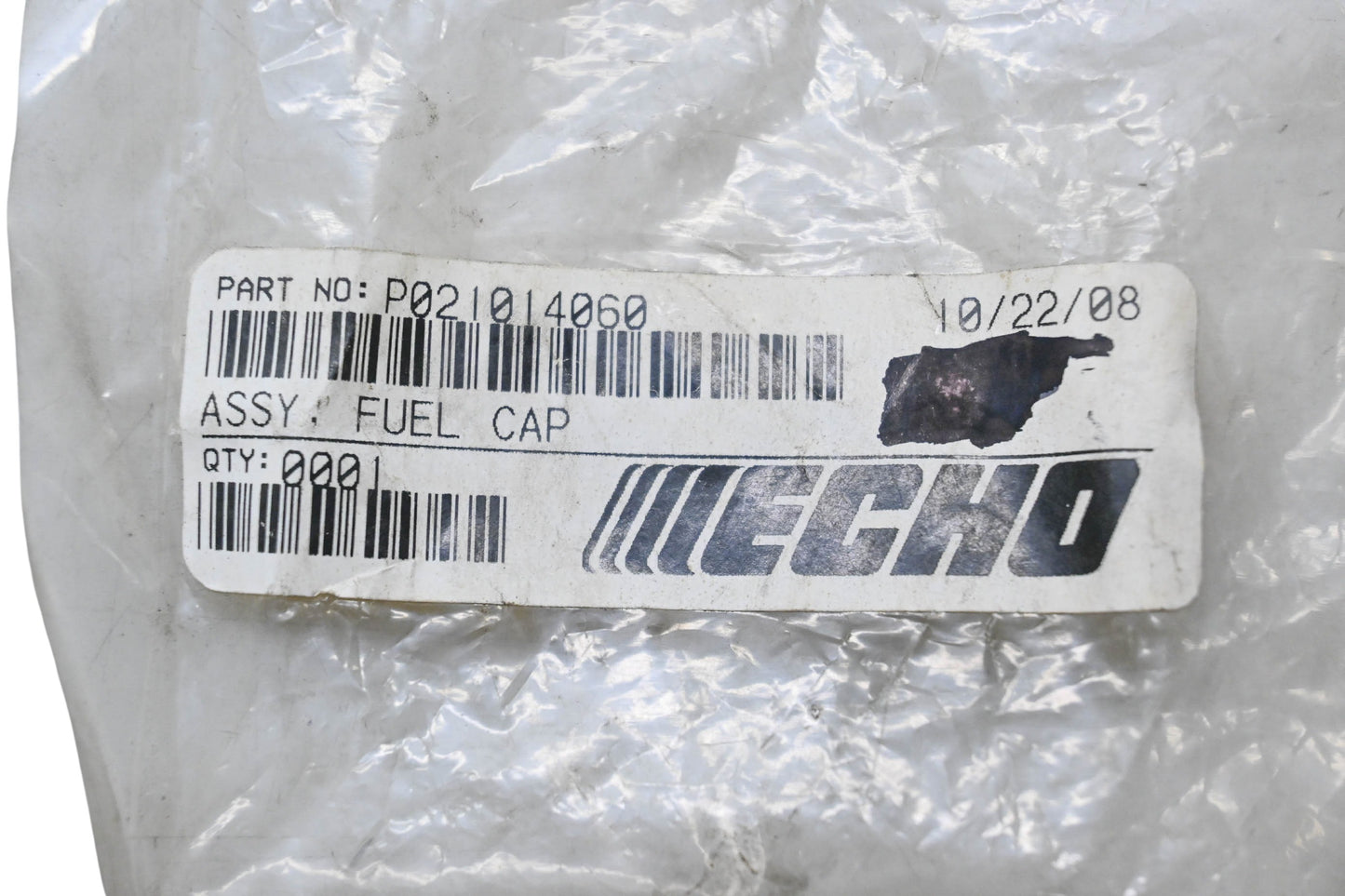 New OEM Echo P021014060 Fuel Cap Assembly NOS