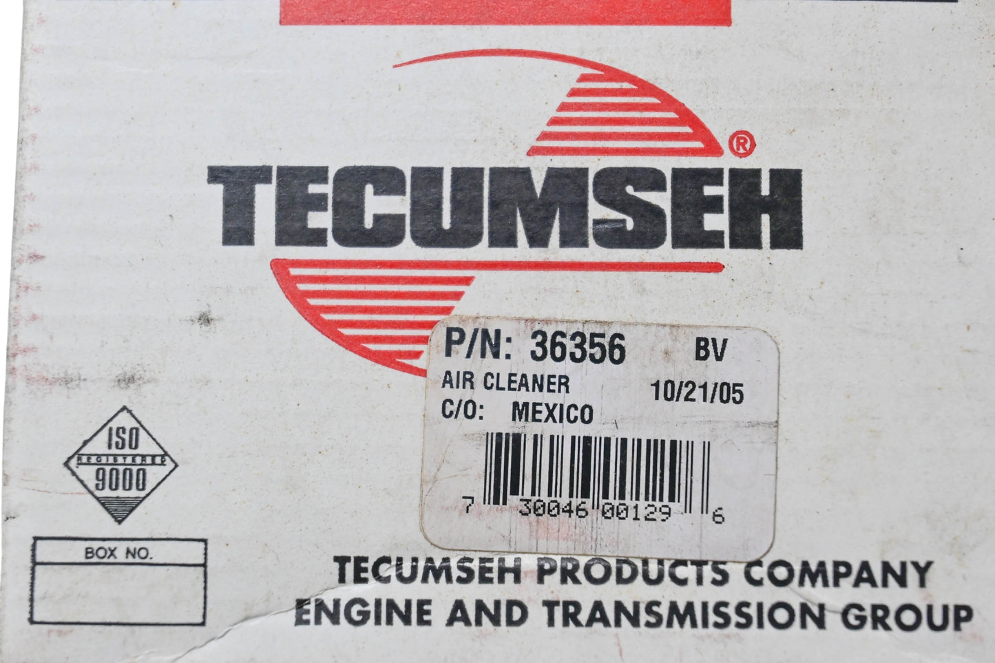 New OEM Tecumseh 36356 Air Cleaner NOS