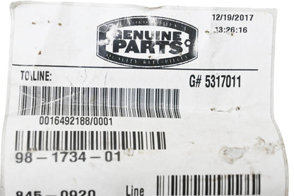 Toro 98-1734-01 Wa-Leveler Bar NOS